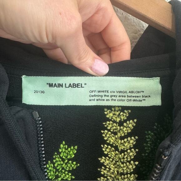 Off-White c/o Virgil Abloh Women's Small Butterfly Insect Embroidered Jacket - Picture 5 of 16